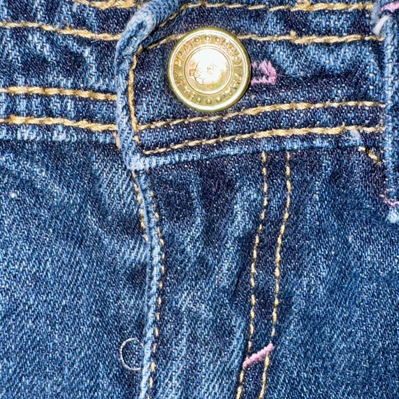 Baby phat jeans with embroidered cat and flowers size 3-6 months - Picture 5 of 10